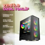 COMP911 Gaming PC – Ultra 7-265KF + RTX 5070